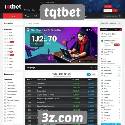 Comparativo de software usado pelo site tqtbet